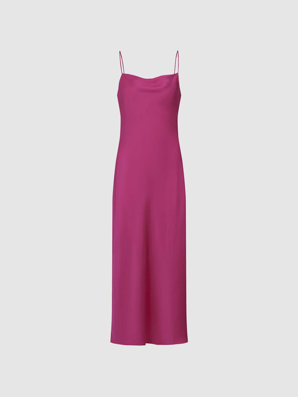 Strappy Maxi Dresses With Sleek Silhouette Magenta Dresses - Image 4