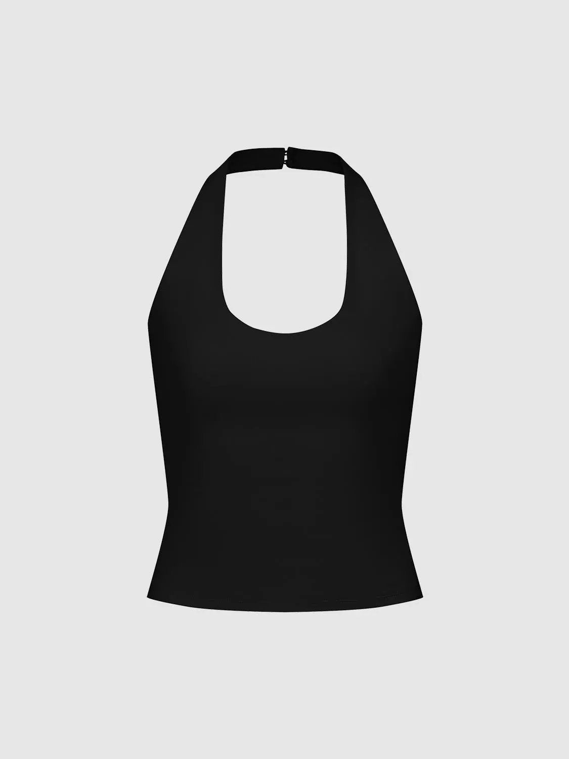 Soft Cotton Blend Halter Neck Lightweight Tank Top - Image 17