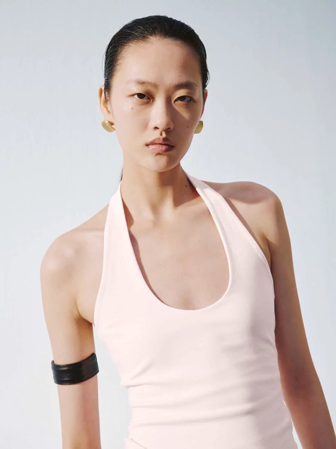 Soft Cotton Blend Halter Neck Lightweight Tank Top - Image 21