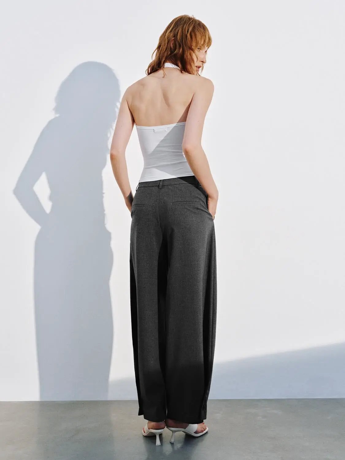 Soft Cotton Blend Halter Neck Lightweight Tank Top - Image 30