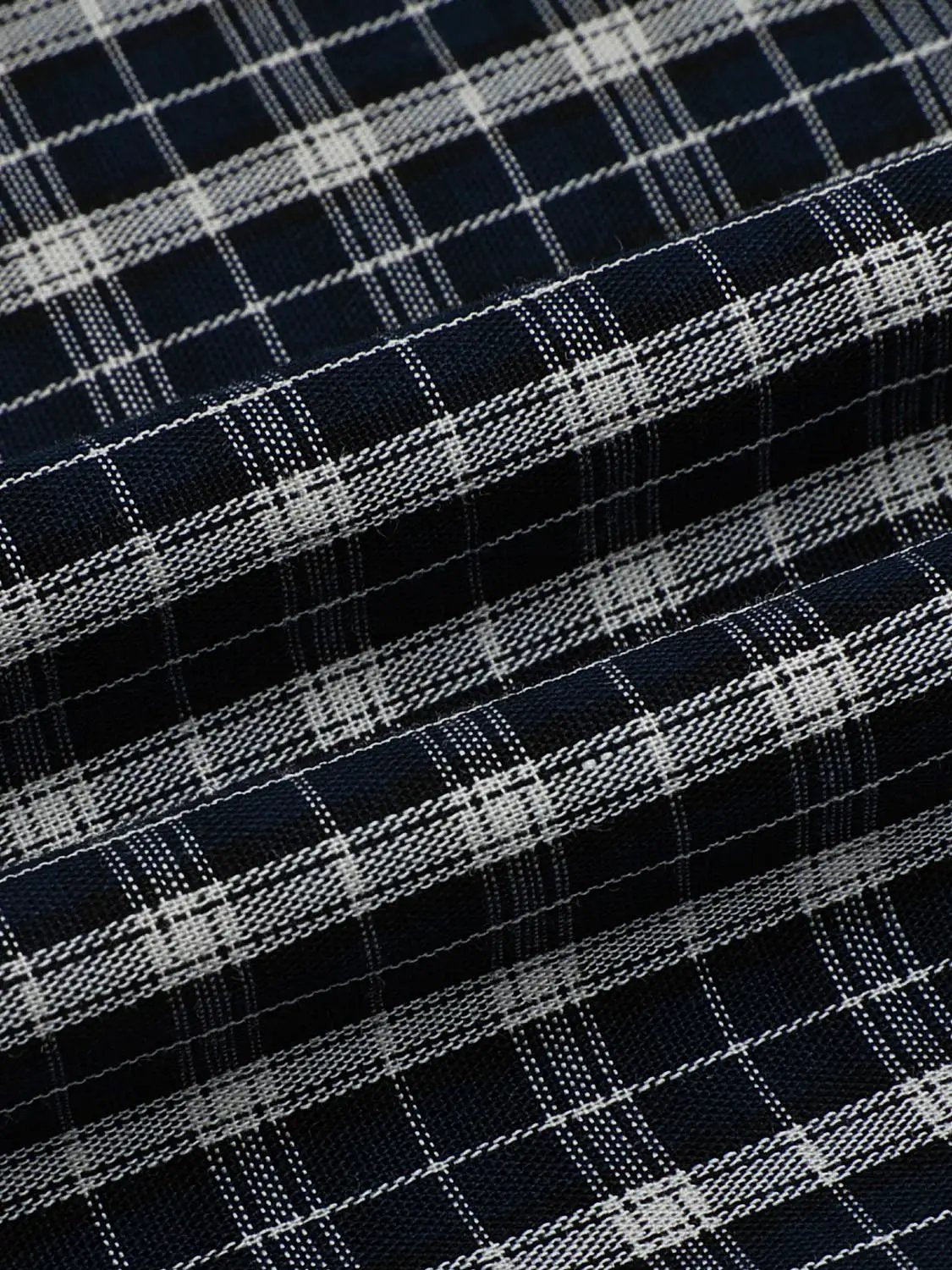 Cotton Contrast Check Drawstring Wide Leg Pants - Image 16